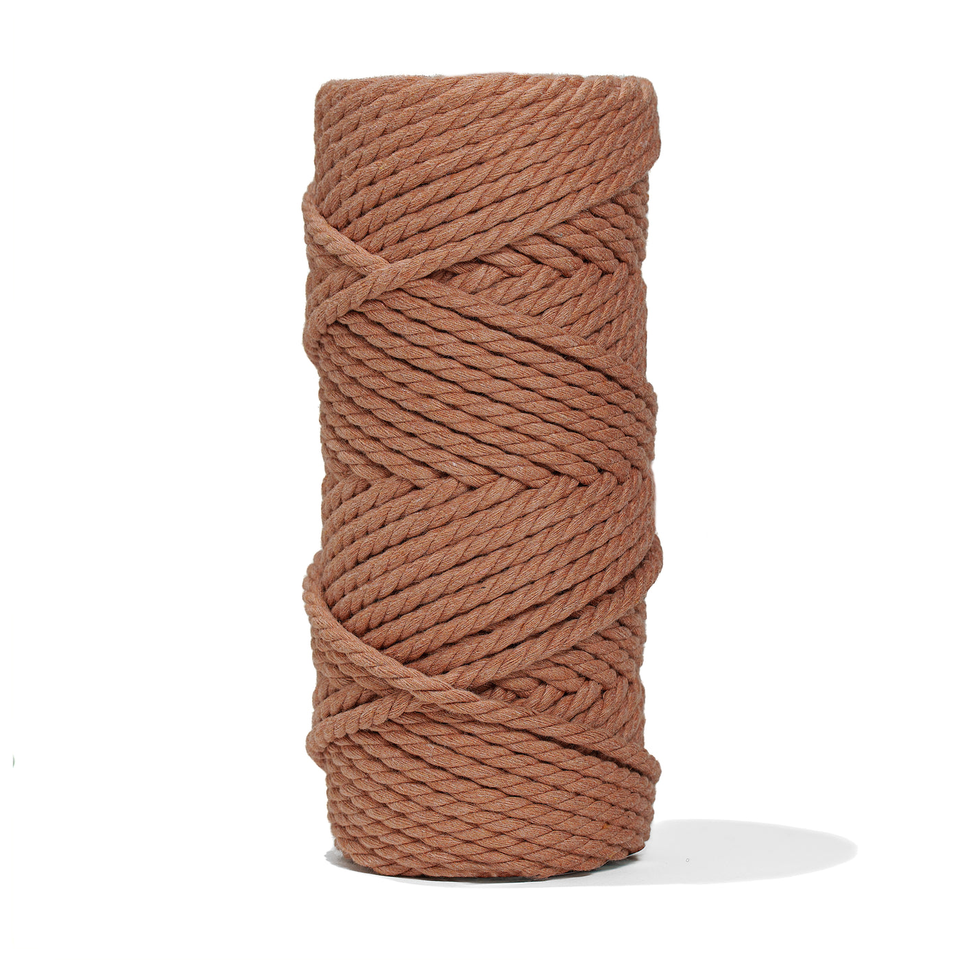 COTTON ROPE ZERO WASTE 5 MM - 3 PLY - CANYON COLOR