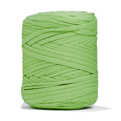 Recycled T-Shirt Fabric Yarn - Apple Green Color