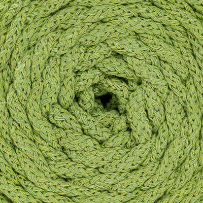 Cotton Air Braided Cord Apple Green Color