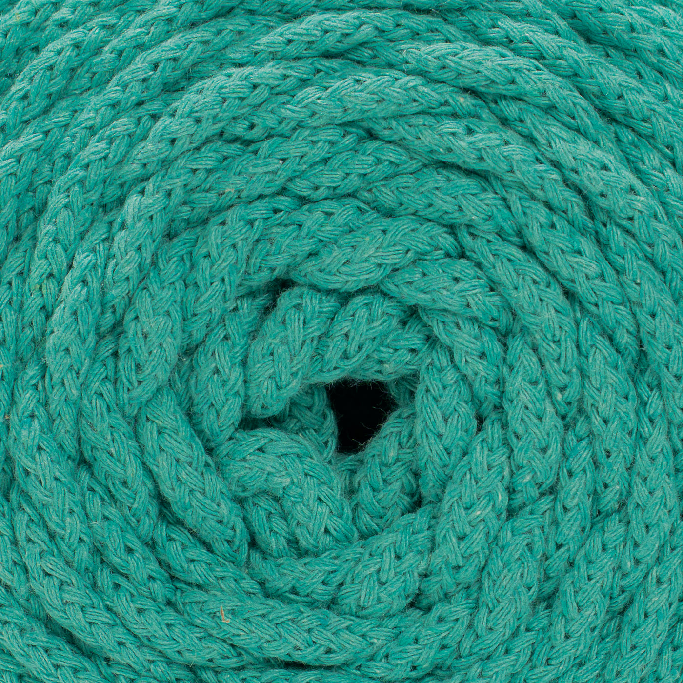 Cotton Air Braided Cord Turquoise Blue Color