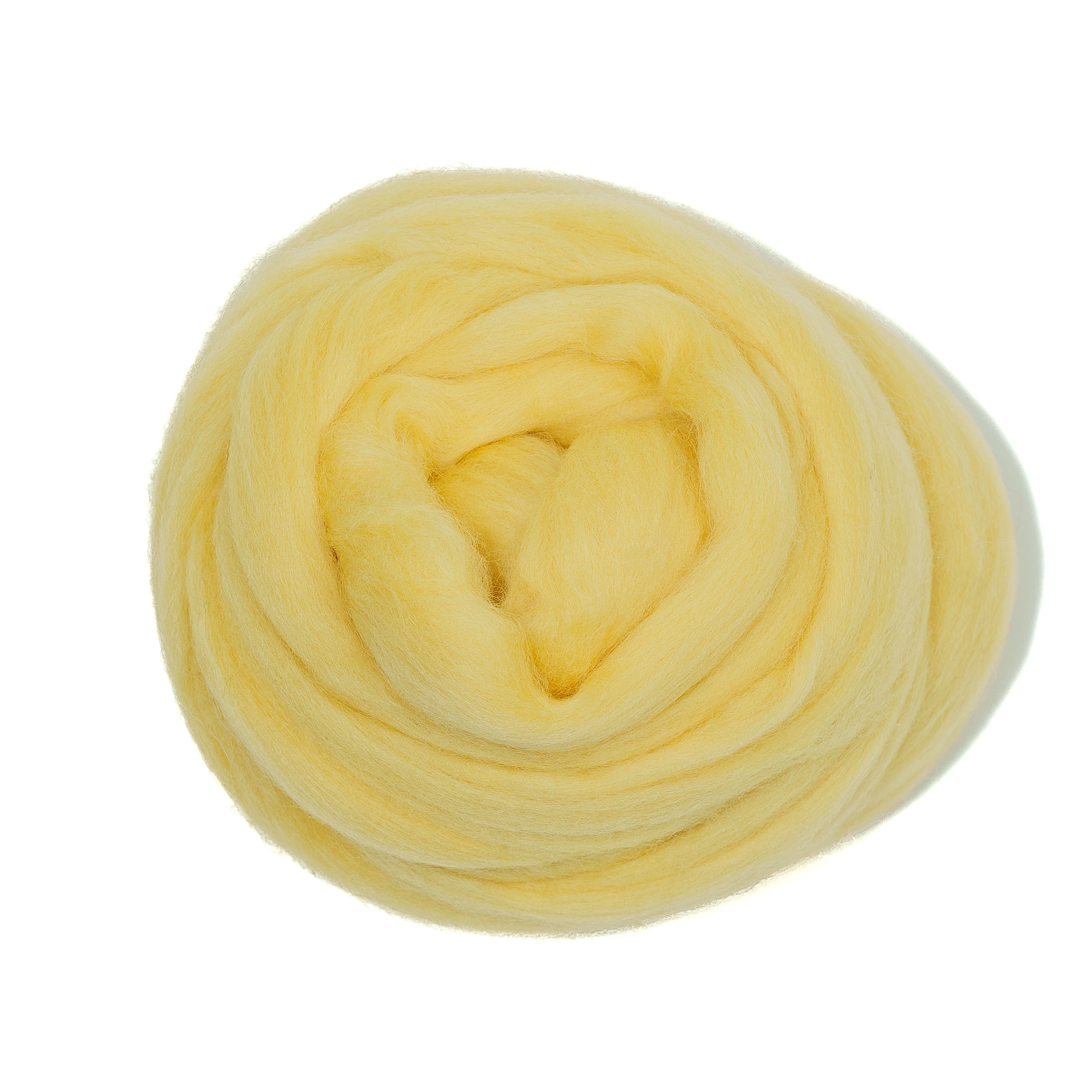 MERINO WOOL ROVING - SUNFLOWER YELLOW – Ganxxet