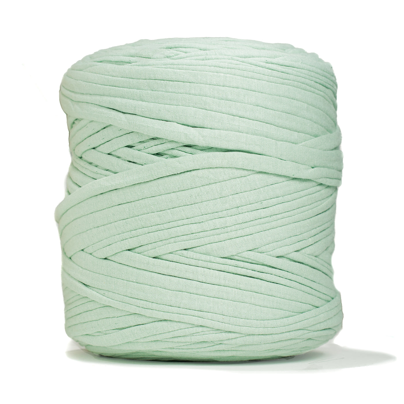Recycled T-Shirt Fabric Yarn - Mint Color