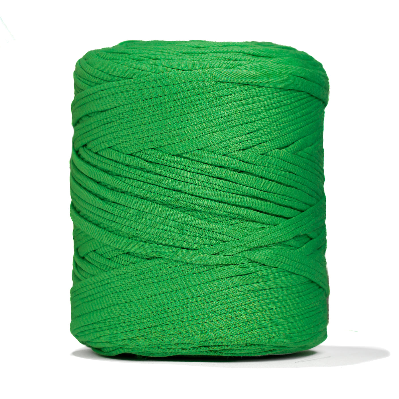 Recycled T-Shirt Fabric Yarn - Neon Green Color
