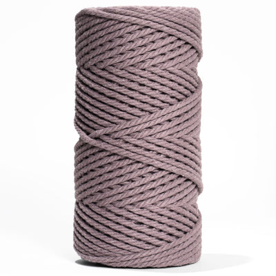 COTTON ROPE ZERO WASTE 3 MM - 3 PLY - DUSTY LAVENDER COLOR