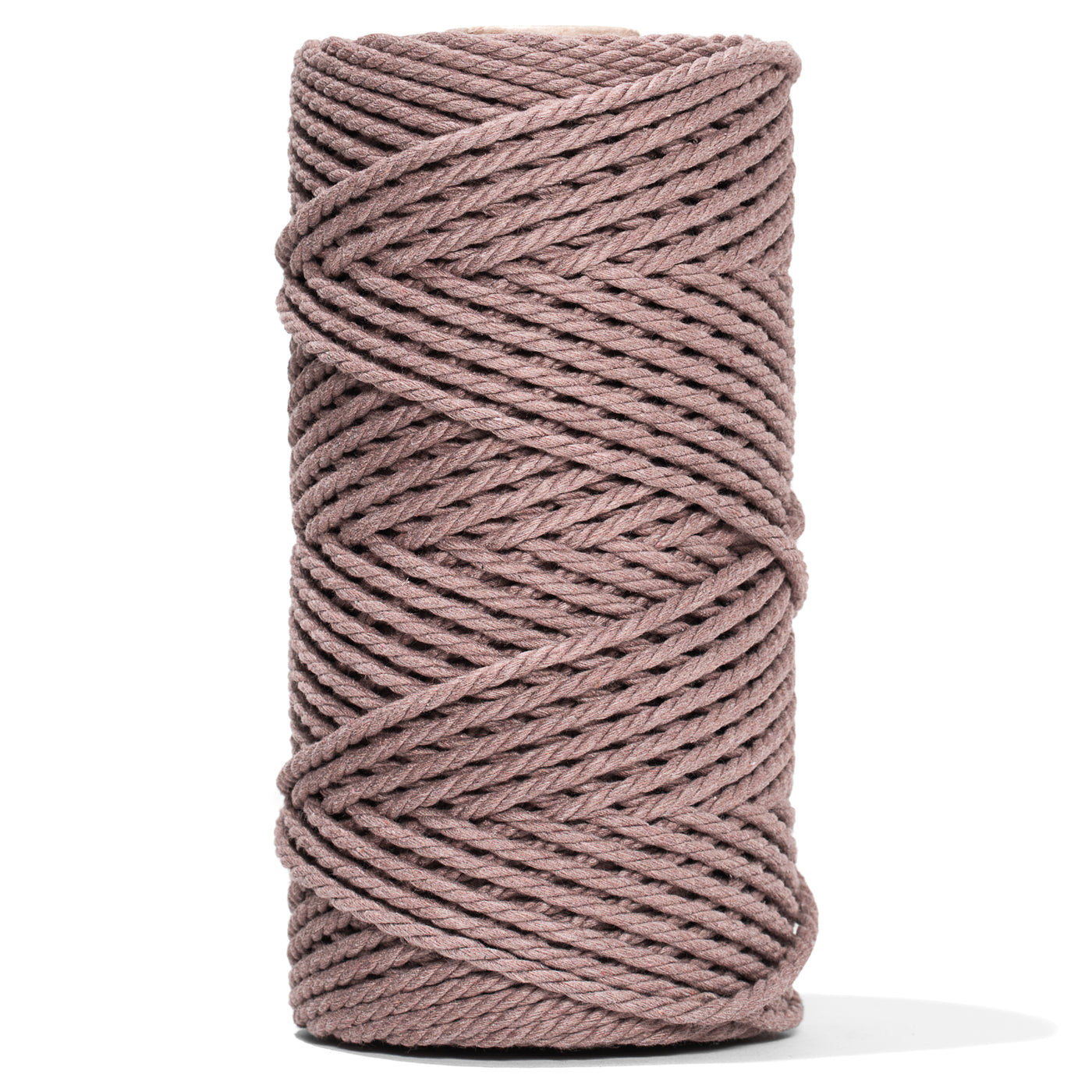 COTTON ROPE ZERO WASTE 3 MM - 3 PLY - MINK COLOR