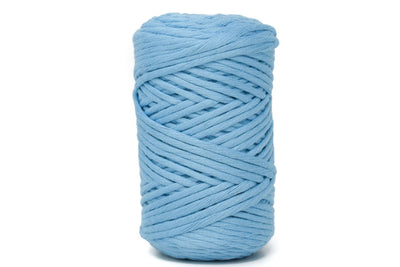 COTTON - VISCOSE ROLL 4 MM - SKY BLUE COLOR | LIMITED EDITION