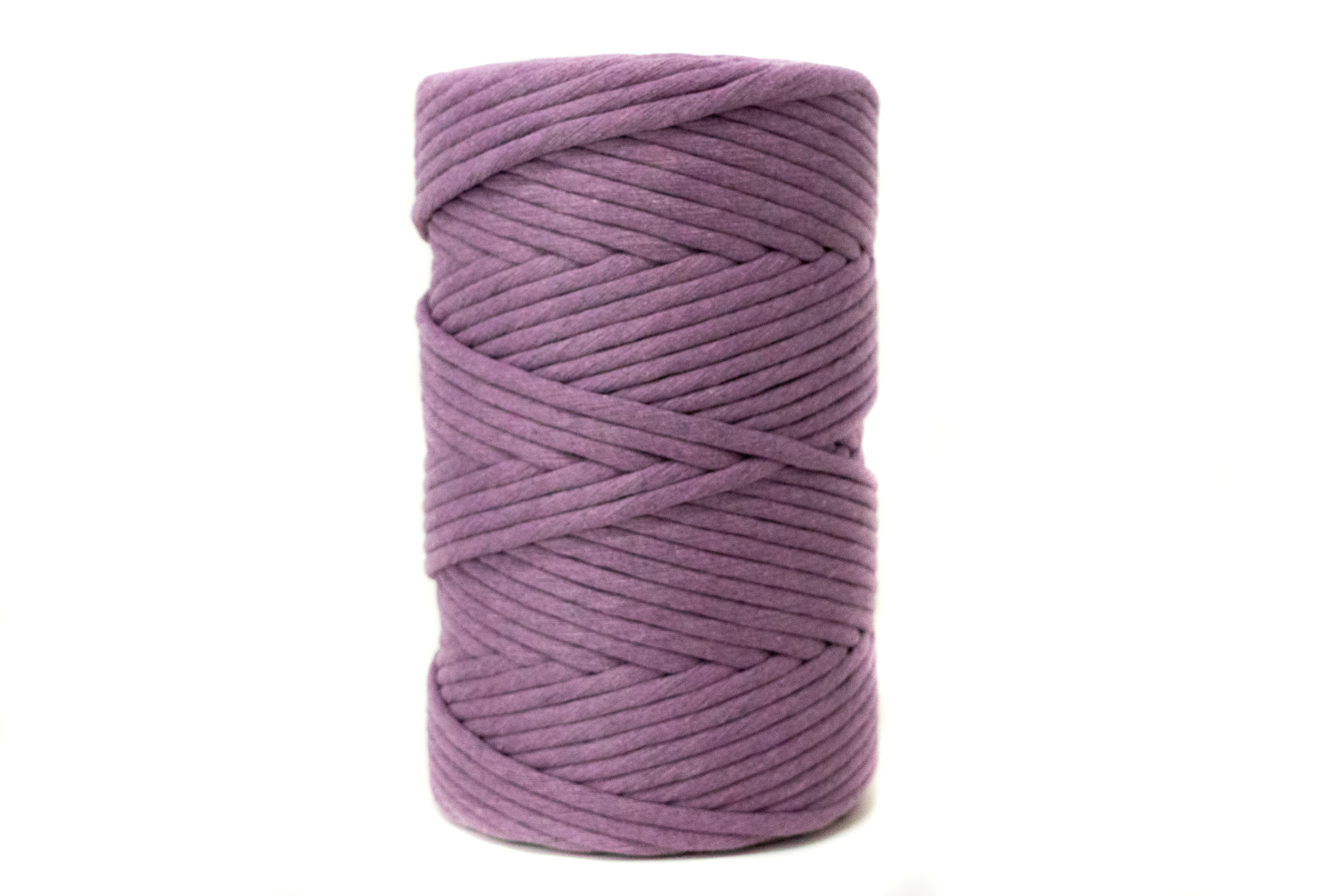 JUMBO SOFT COTTON CORD ZERO WASTE 8 MM - 1 SINGLE STRAND - LAVENDER COLOR main image 0