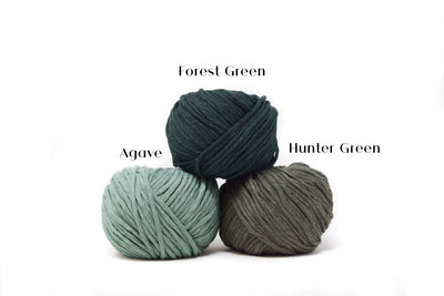COTTON BALL ZERO WASTE 3 MM -FOREST GREEN COLOR