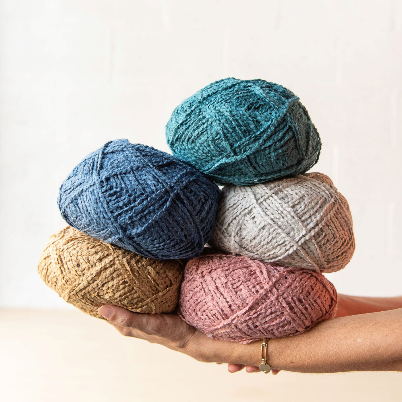 Ganxxet cotton candy for knitters, crocheters and weavers