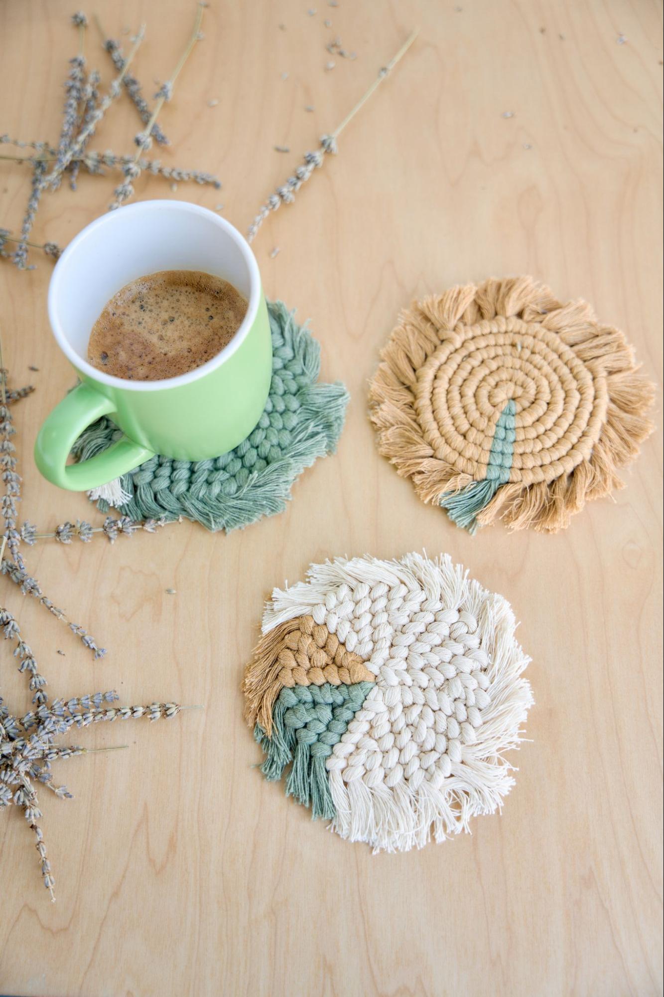 Macrame Coaster Tutorial How To Make DIY Macrame Coasters: A Step-By-Step Tutorial – Ganxxet