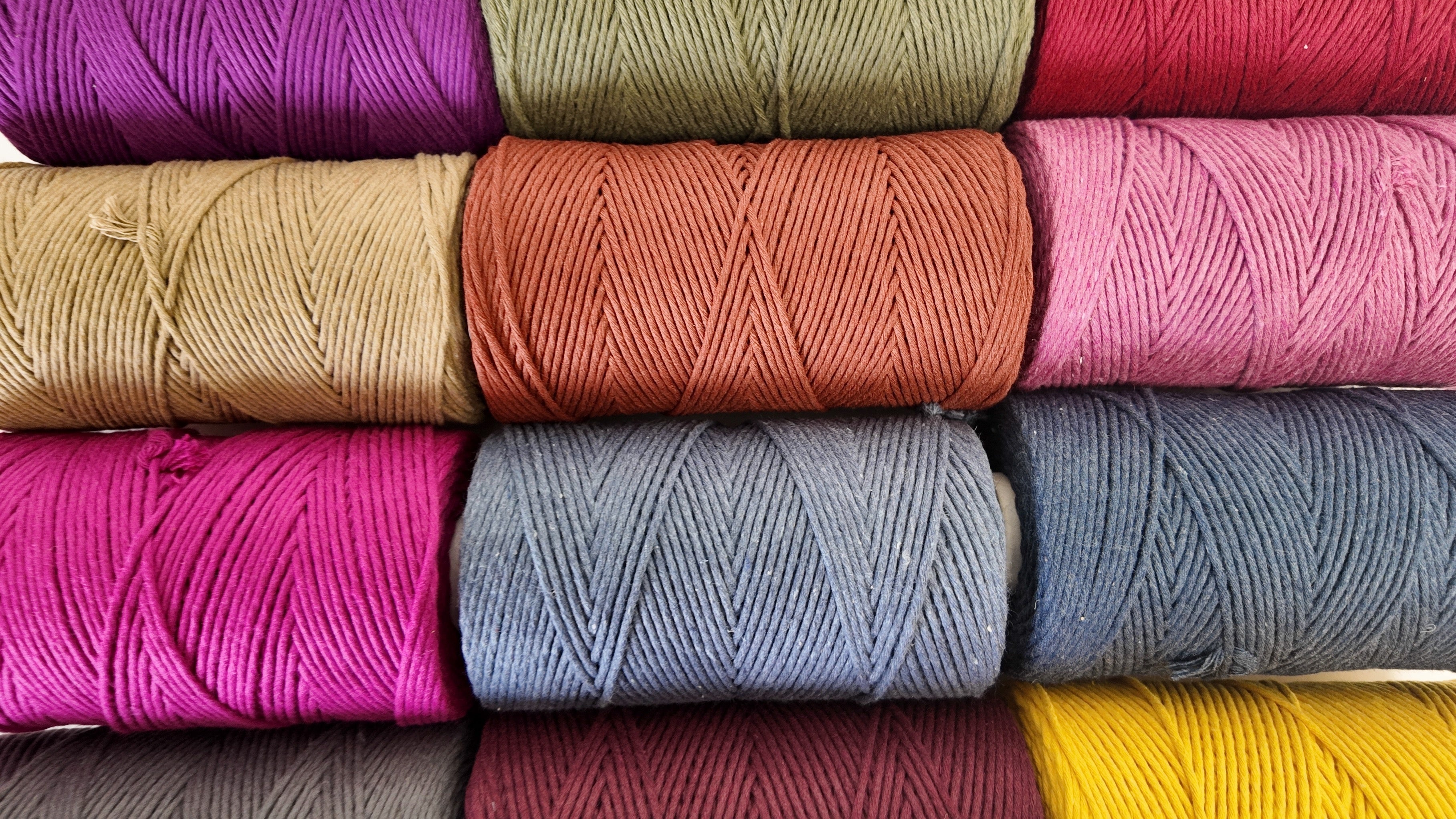 2mm Recycled Cotton Macrame & Weaving String – Single Strand | New Col ...