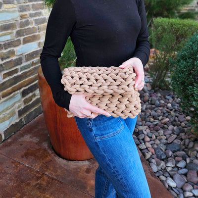 Hand Crochet Clutch DIY Kit by Ganxxet x Cord + Quartz