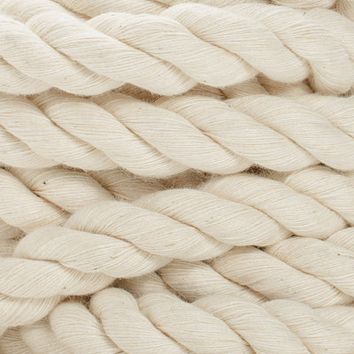 Cotton Rope 13mm & 16mm 3ply Natural, 10 feet