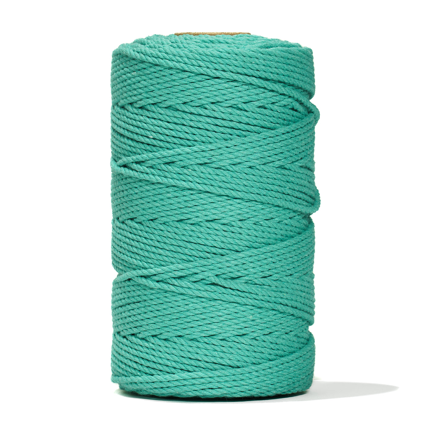 COTTON ROPE ZERO WASTE 2 MM - 3 PLY - CARIBBEAN SEA COLOR