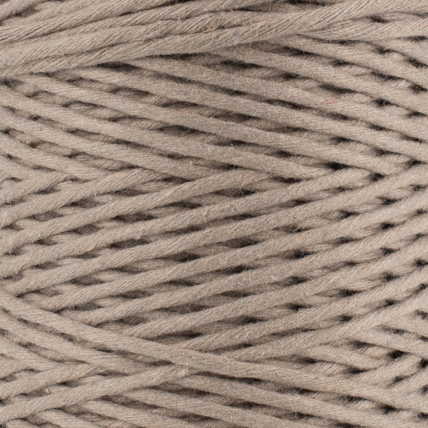 SOFT COTTON CORD ZERO WASTE 2 MM - 1 SINGLE STRAND - CHESTNUT