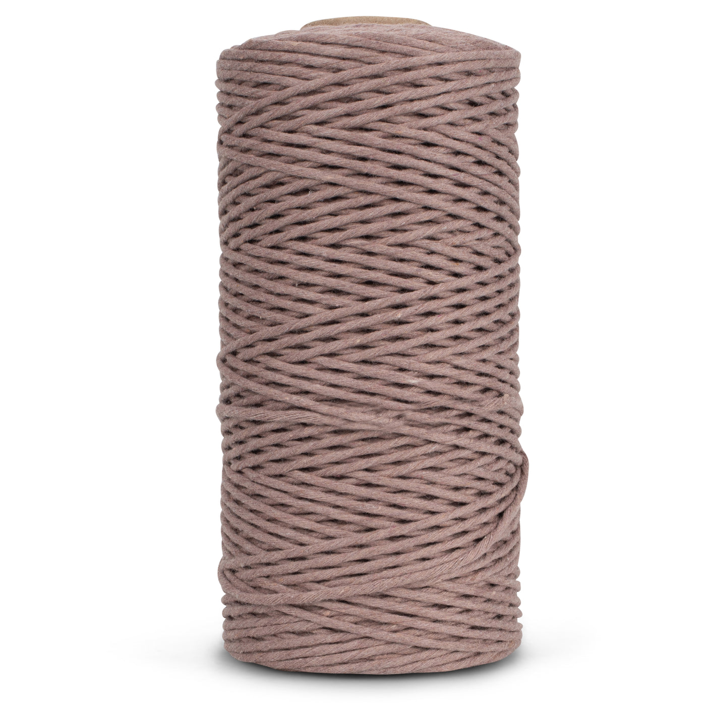 SOFT COTTON CORD ZERO WASTE 2 MM - 1 SINGLE STRAND - MINK