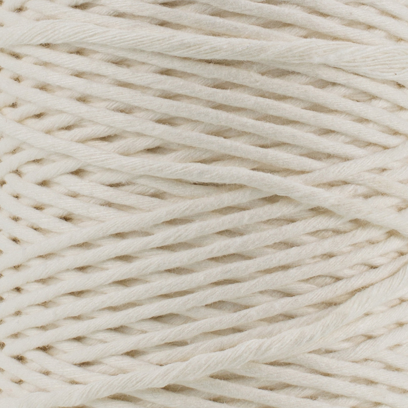 SOFT COTTON CORD ZERO WASTE 2 MM - 1 SINGLE STRAND - IVORY