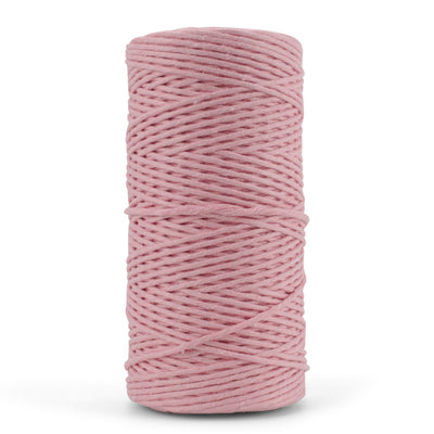 SOFT COTTON CORD ZERO WASTE 2 MM - 1 SINGLE STRAND - PALE PINK