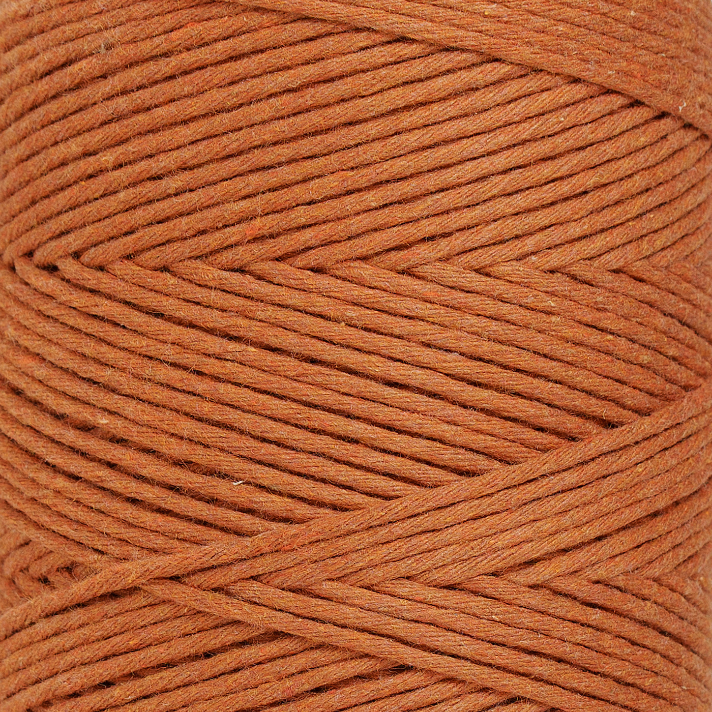 SOFT COTTON CORD ZERO WASTE 2 MM - 1 SINGLE STRAND - COPPER COLOR