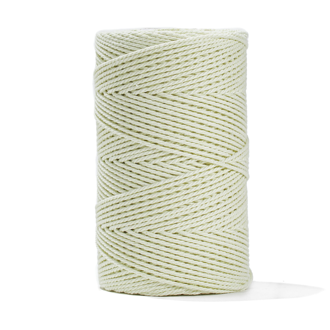 COTTON ROPE ZERO WASTE 2 MM - 3 PLY - ICE LEMON COLOR