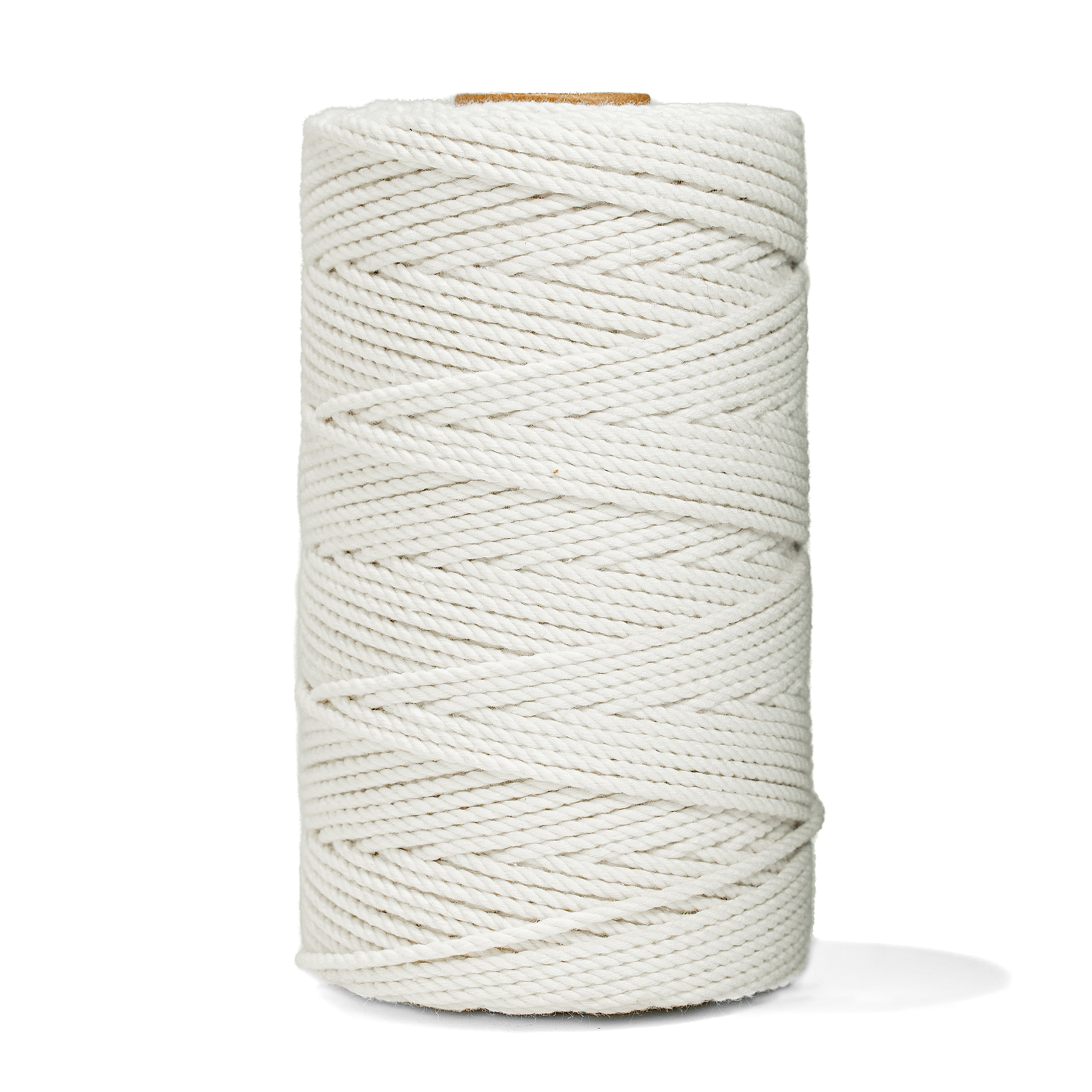 MACRAME COTTON ROPE 2 MM 3 PLY IVORY COLOR – Ganxxet