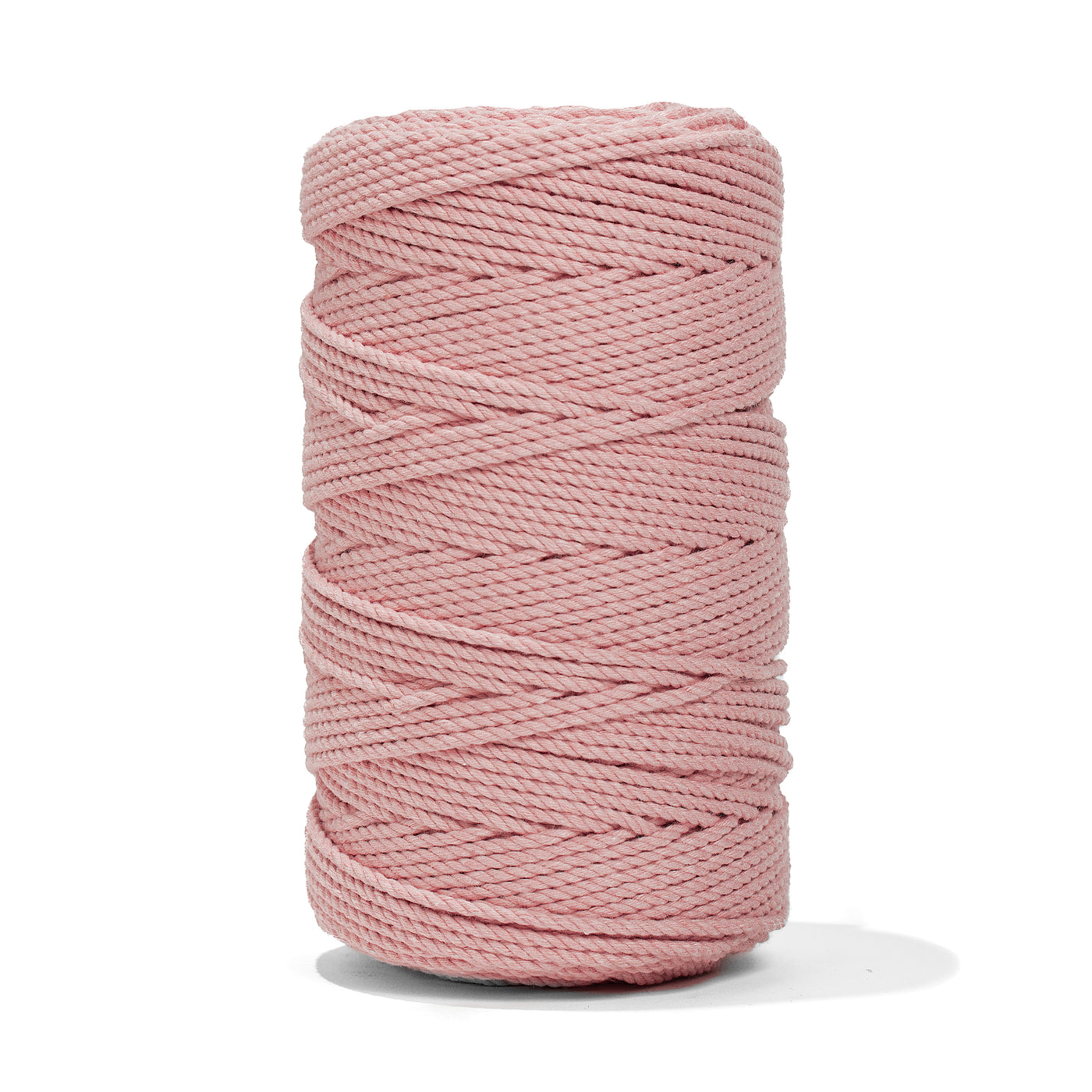 COTTON ROPE ZERO WASTE 2 MM - 3 PLY - PALE PINK COLOR