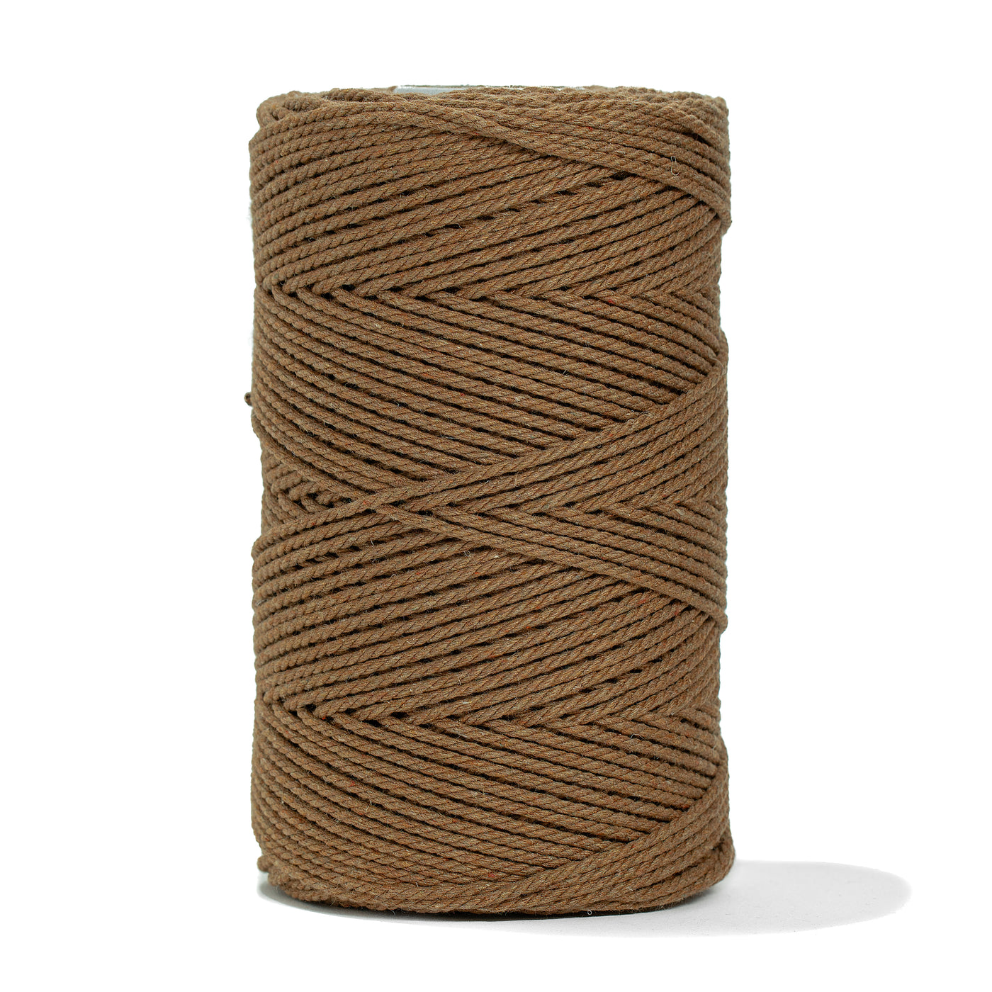 COTTON ROPE ZERO WASTE 2 MM - 3 PLY - CAMEL COLOR