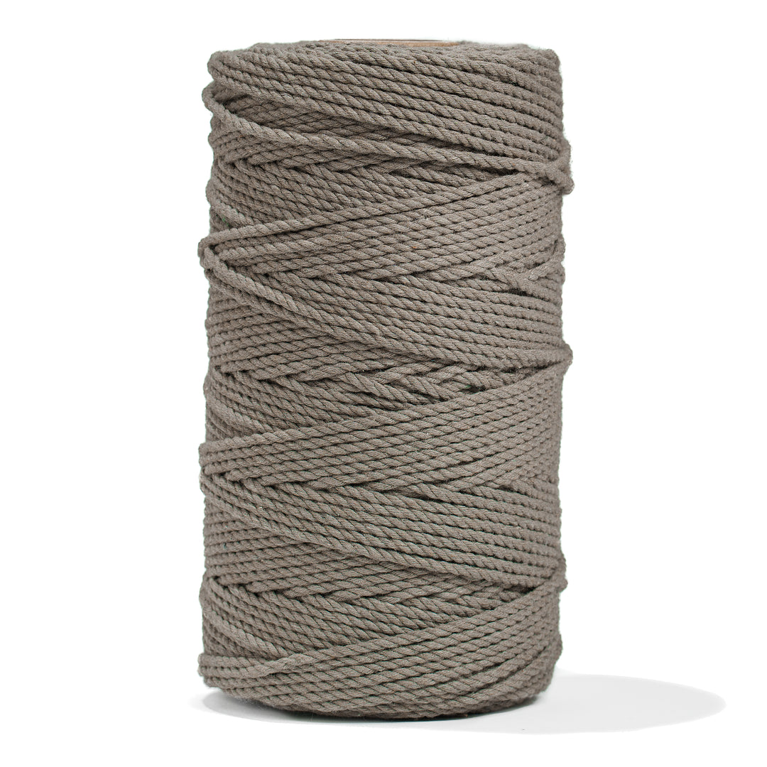 MACRAME COTTON ROPE 2 MM 3 PLY CHESTNUT COLOR – Ganxxet