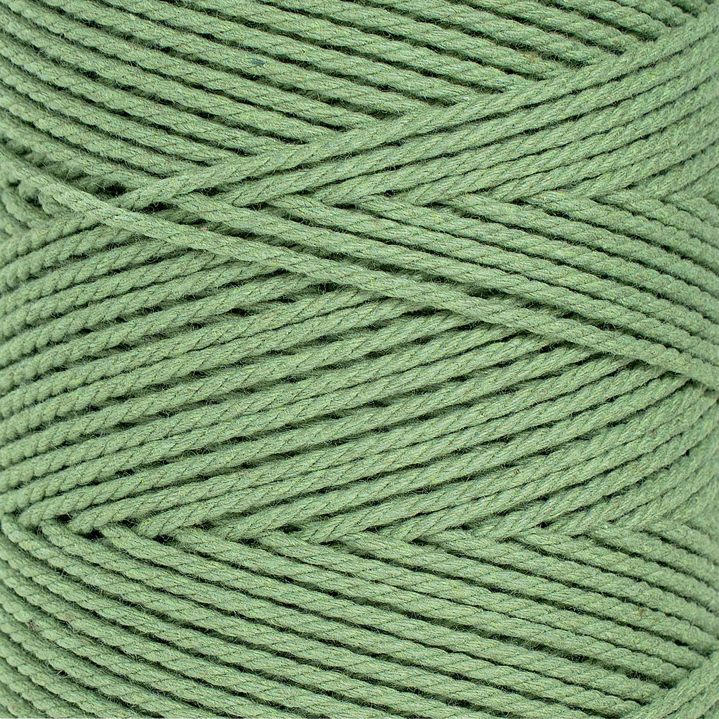 COTTON ROPE ZERO WASTE 2 MM - 3 PLY - CACTUS COLOR