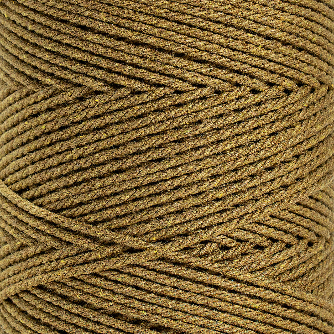 COTTON ROPE ZERO WASTE 2 MM - 3 PLY - CURRY COLOR