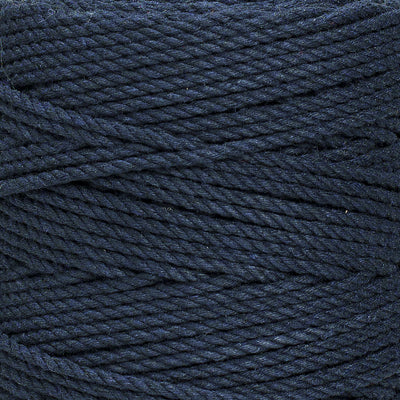 COTTON ROPE ZERO WASTE 2 MM - 3 PLY - DARK DENIM COLOR