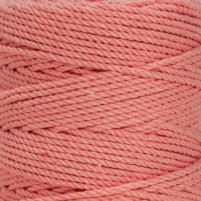 COTTON ROPE ZERO WASTE 2 MM - 3 PLY - FRUIT PUNCH COLOR