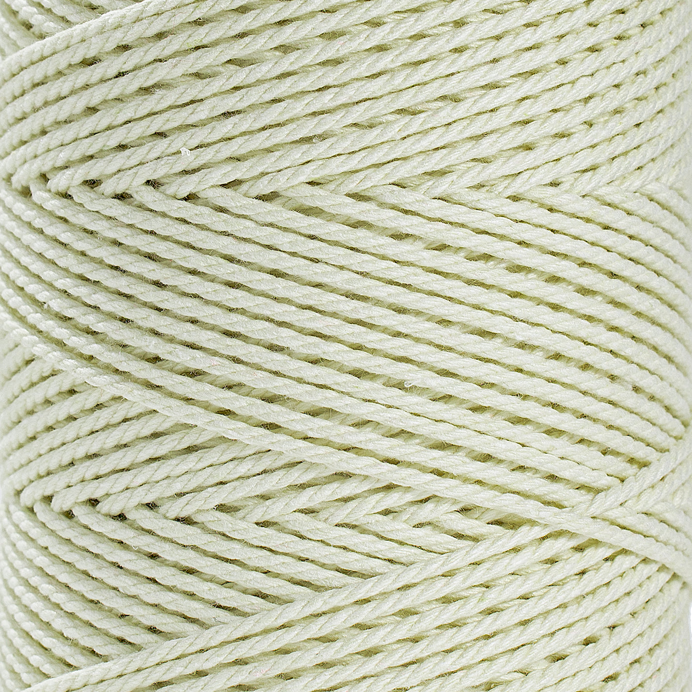 COTTON ROPE ZERO WASTE 2 MM - 3 PLY - ICE LEMON COLOR