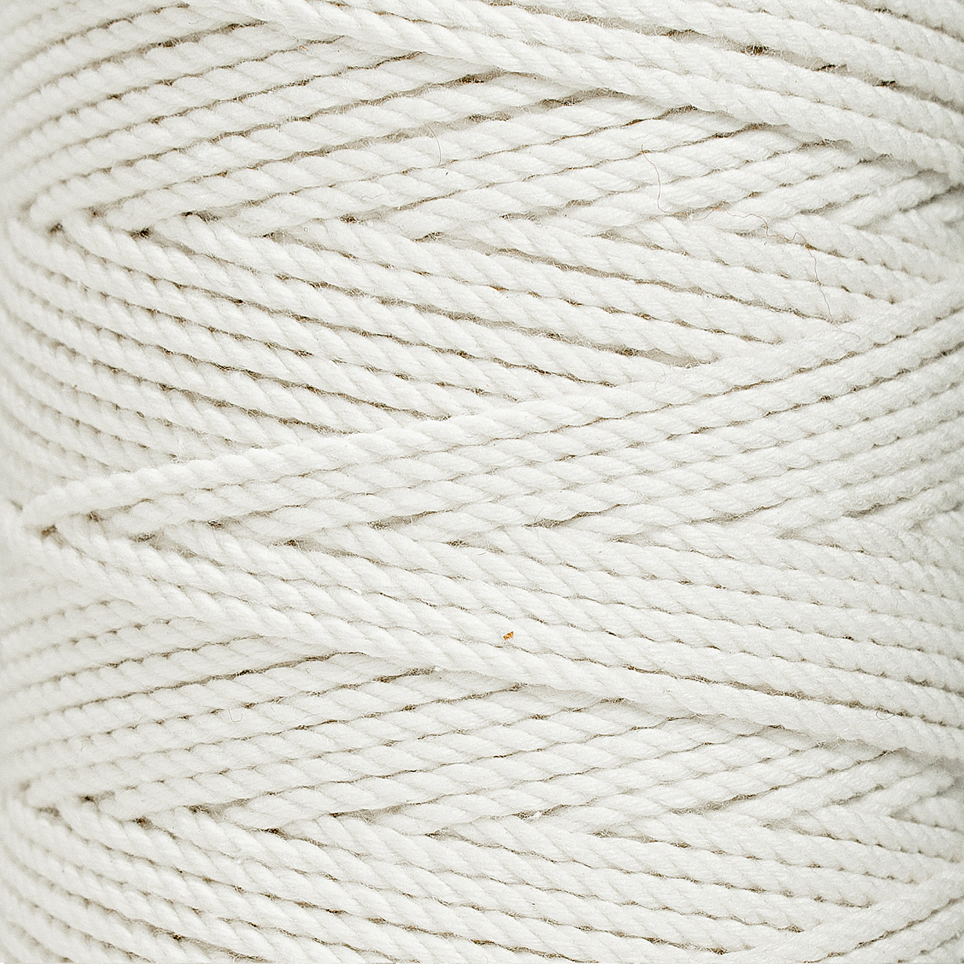 COTTON ROPE ZERO WASTE 2 MM - 3 PLY - IVORY COLOR