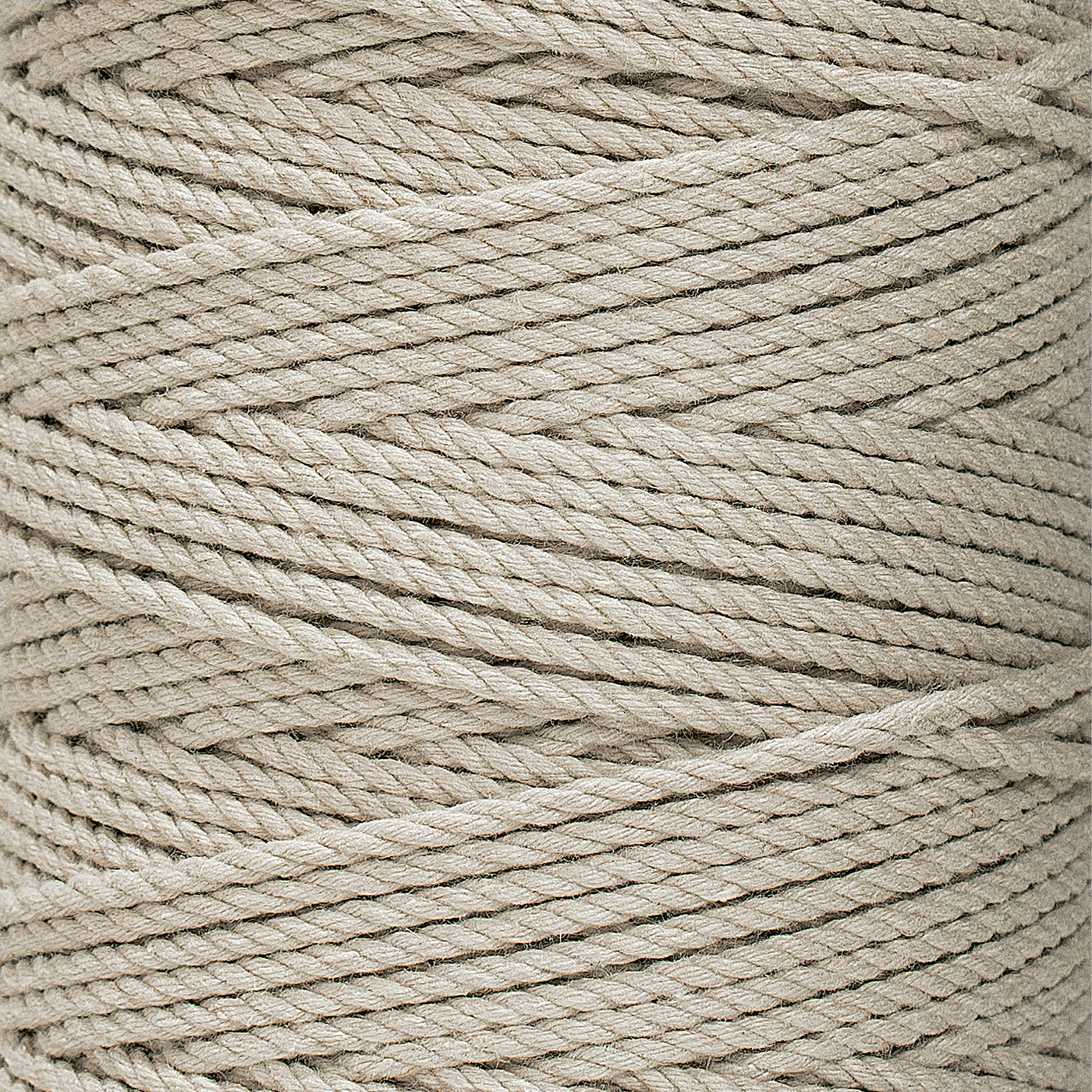 COTTON ROPE ZERO WASTE 2 MM - 3 PLY - MOON COLOR