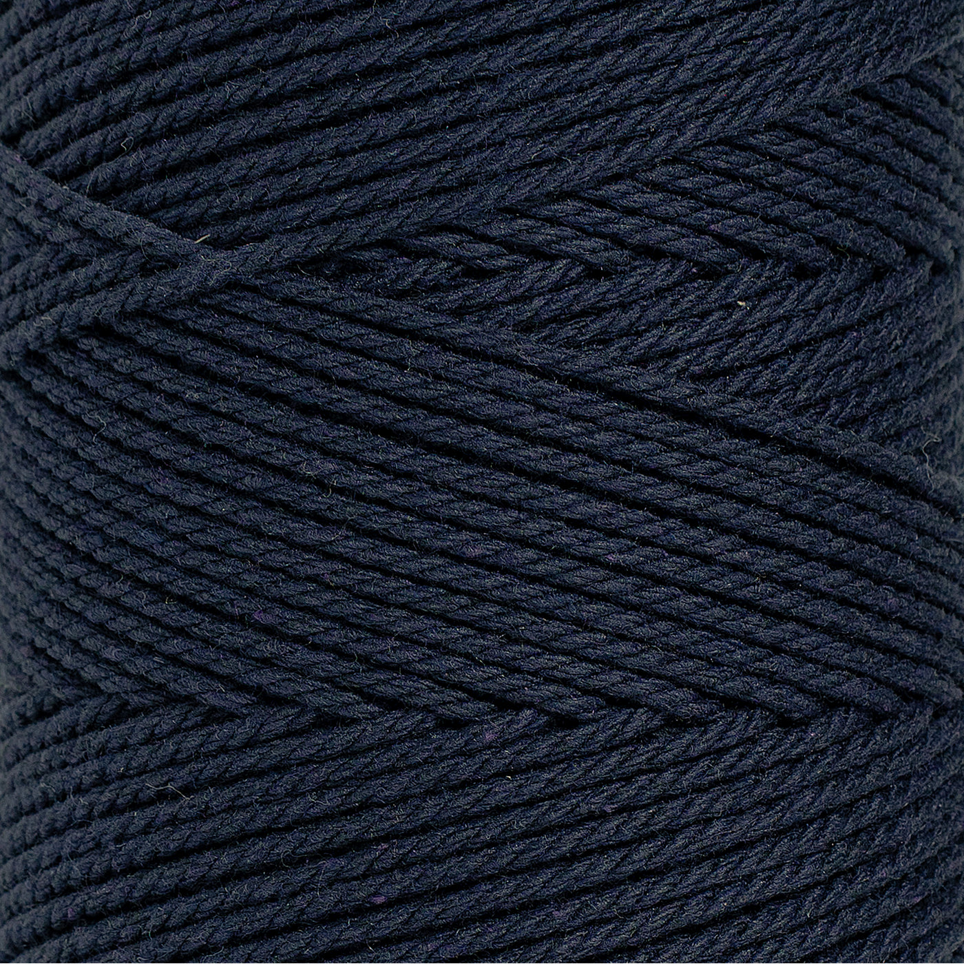 COTTON ROPE ZERO WASTE 2 MM - 3 PLY - NAVY BLUE COLOR