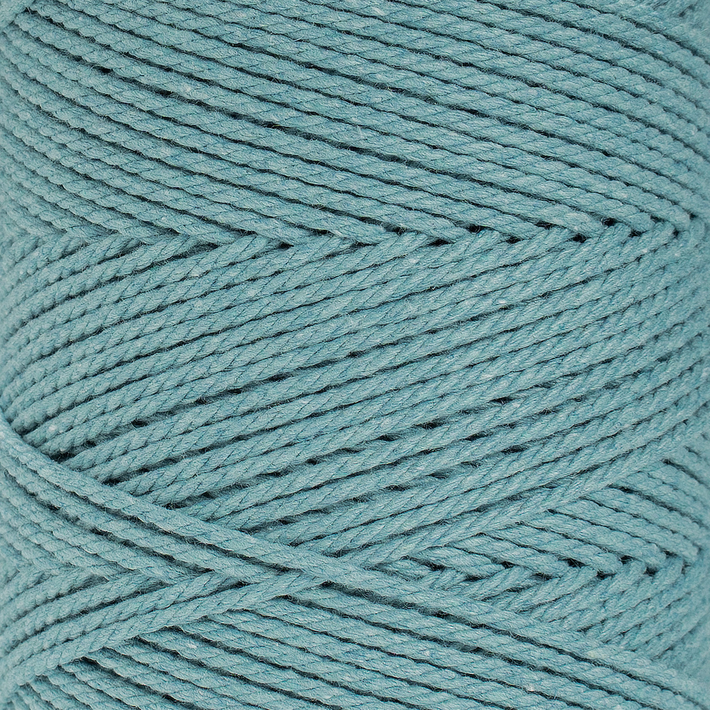 COTTON ROPE ZERO WASTE 2 MM - 3 PLY - OCEAN BLUE COLOR