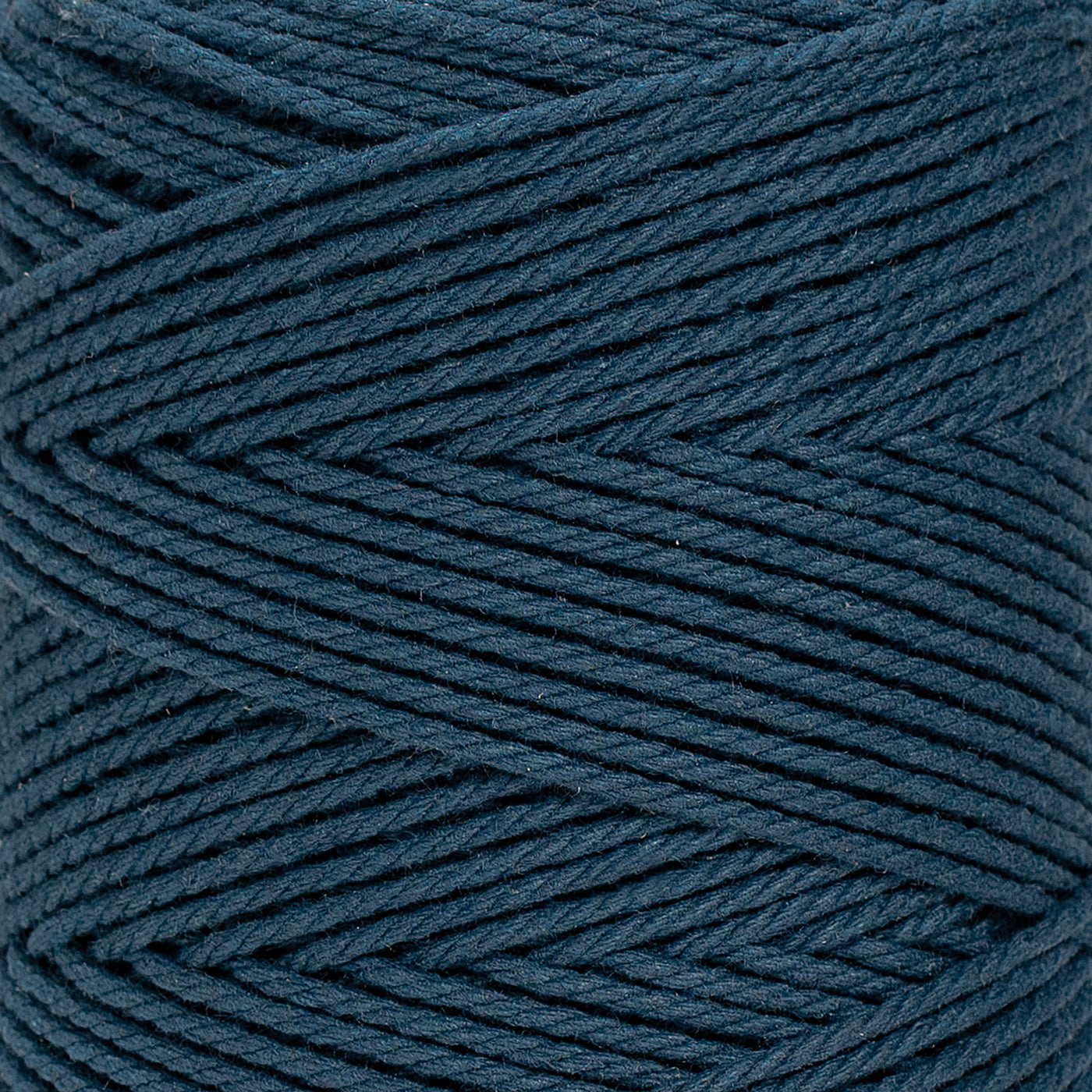 COTTON ROPE ZERO WASTE 2 MM - 3 PLY - PEACOCK BLUE COLOR