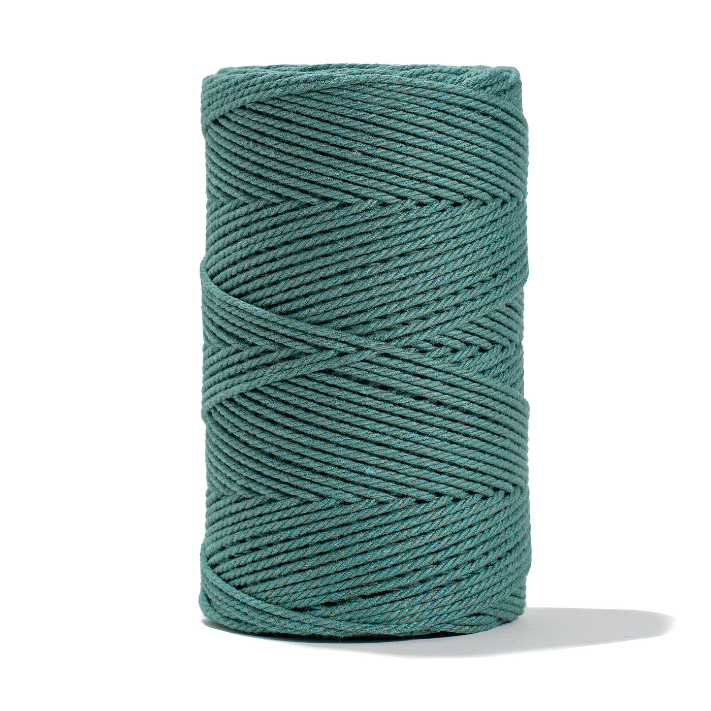 COTTON ROPE ZERO WASTE 2 MM - 3 PLY - JUNIPER COLOR
