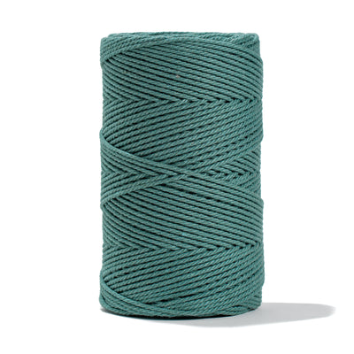 COTTON ROPE ZERO WASTE 2 MM - 3 PLY - JUNIPER COLOR