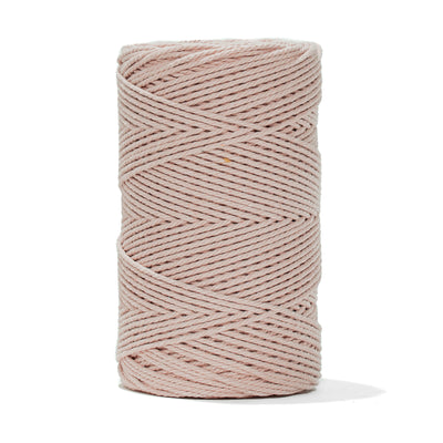 COTTON ROPE ZERO WASTE 2 MM - 3 PLY - MARSHMALLOW COLOR