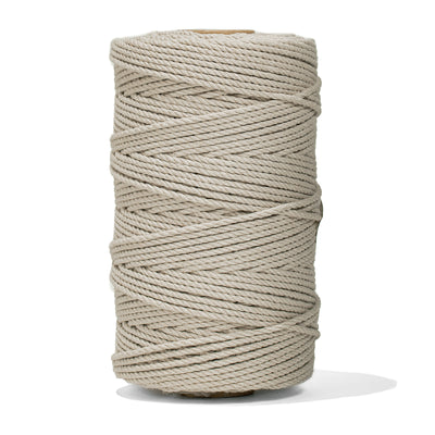 COTTON ROPE ZERO WASTE 2 MM - 3 PLY - MOON COLOR