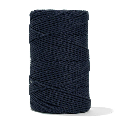 COTTON ROPE ZERO WASTE 2 MM - 3 PLY - NAVY BLUE COLOR