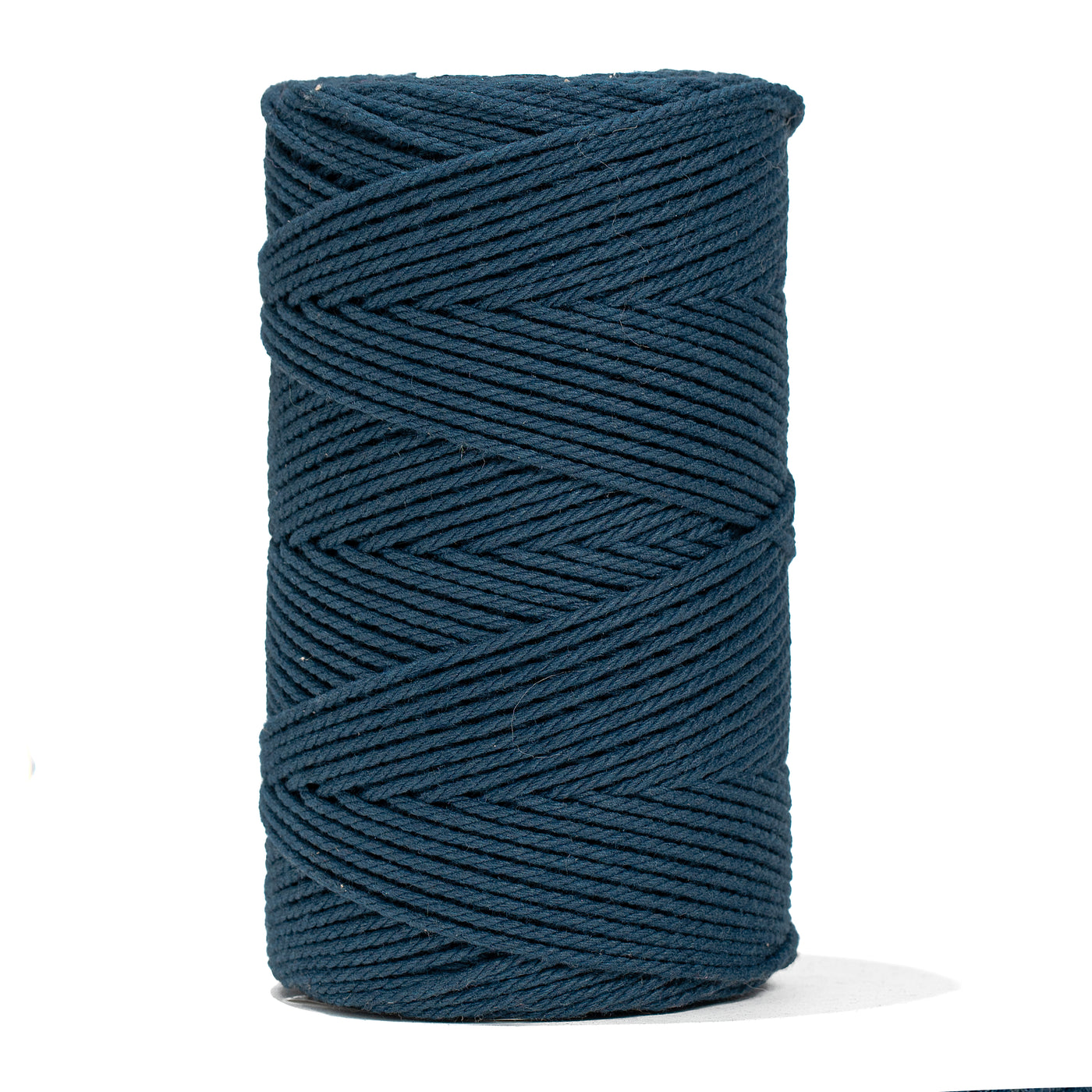 COTTON ROPE ZERO WASTE 2 MM - 3 PLY - PEACOCK BLUE COLOR