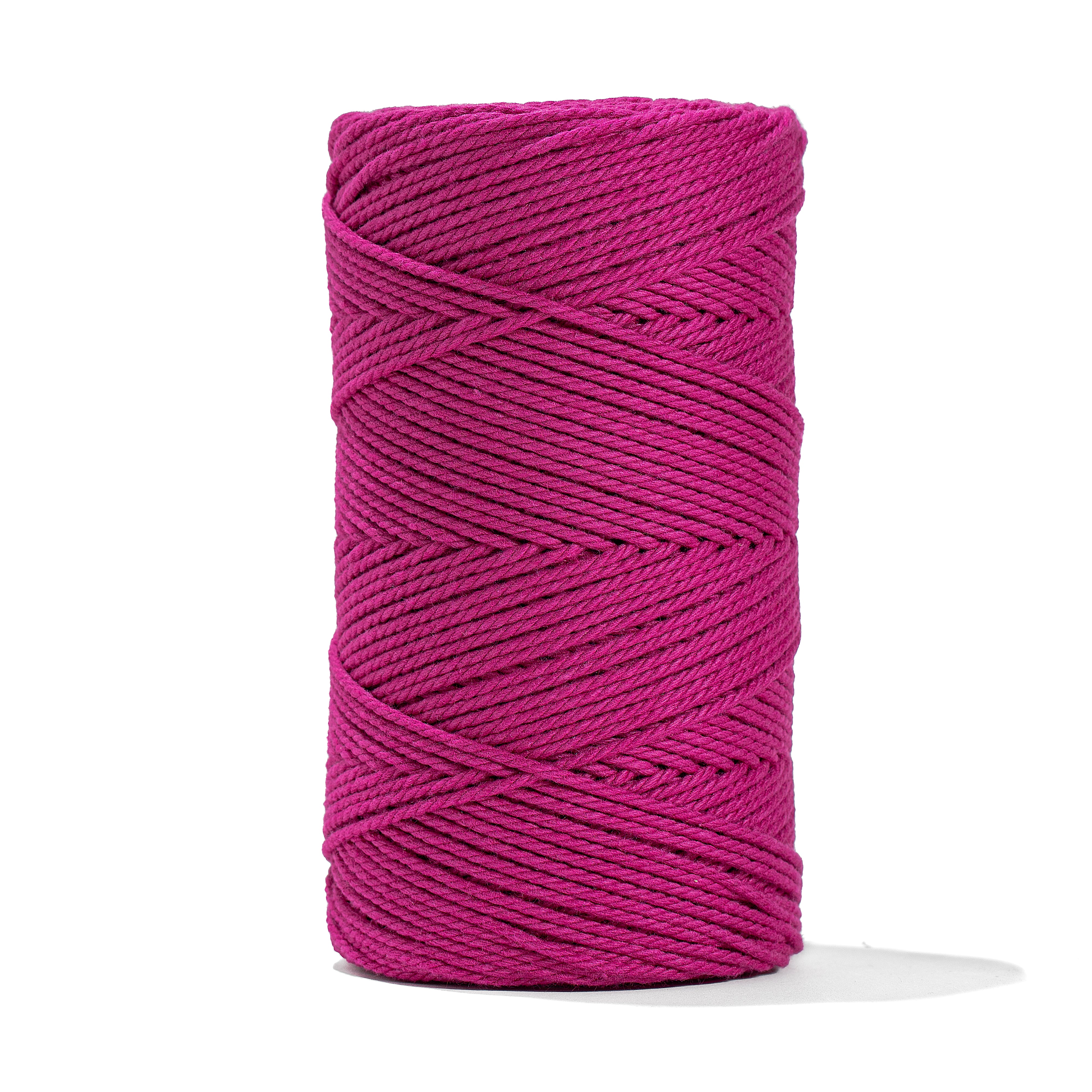MACRAME COTTON ROPE ZERO WASTE 2 MM - 3 PLY - OCHER COLOR – Ganxxet