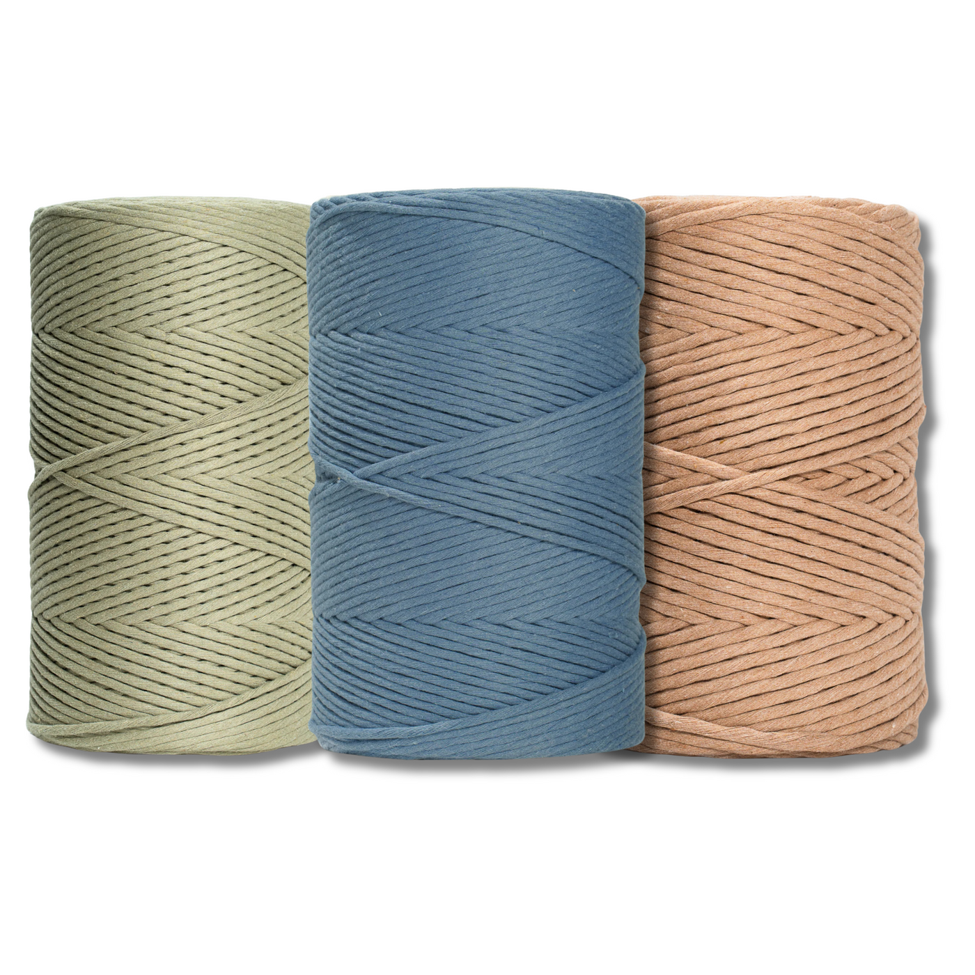 Curated Bundle - 4mm Single Strand 1640' - Oregano, Pacific Blue & Cocoa