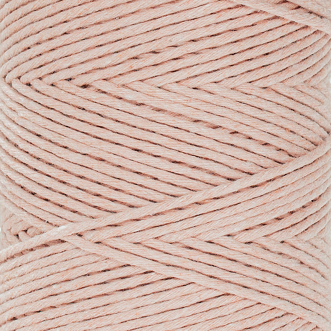 SOFT COTTON CORD ZERO WASTE 2 MM - 1 SINGLE STRAND - MARSHMALLOW COLOR