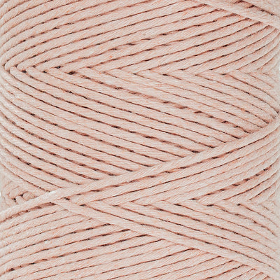 SOFT COTTON CORD ZERO WASTE 2 MM - 1 SINGLE STRAND - MARSHMALLOW COLOR