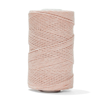 SOFT COTTON CORD ZERO WASTE 2 MM - 1 SINGLE STRAND - MARSHMALLOW COLOR
