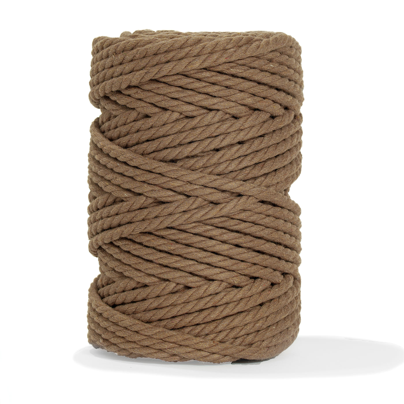 COTTON ROPE ZERO WASTE 5 MM - 3 PLY - CAMEL COLOR